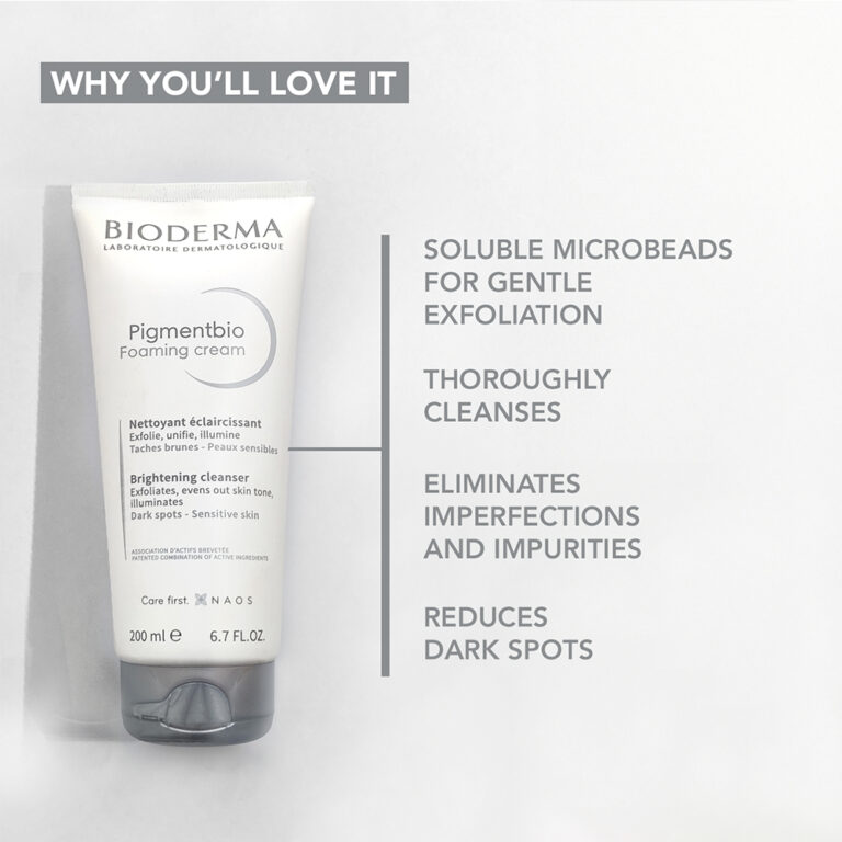 Bioderma Pigmentbio Foaming Cream | Brightening Cleanser for Dark Spots - 200ml