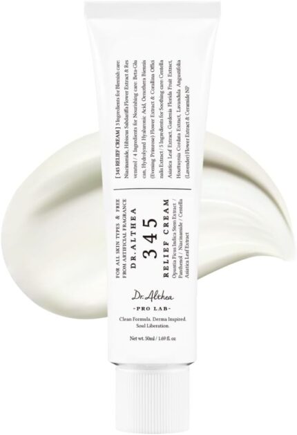 Dr. Althea 345 Relief Cream | Vegan Soothing Moisturizer – 50ml