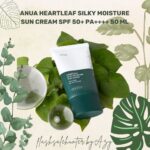 Anua Heartleaf Silky Moisture Sun Cream SPF 50+ PA++++ - 50ml