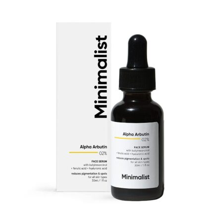 Minimalist 2% Alpha Arbutin Serum for Pigmentation & Dark Spots Removal - 30ml