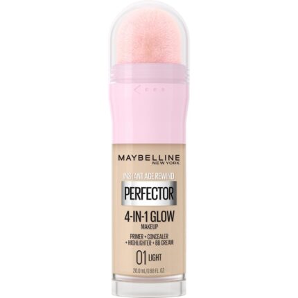 Maybelline Instant Age Rewind Perfector | 01 Light 4-in-1 Glow Makeup - 20ml