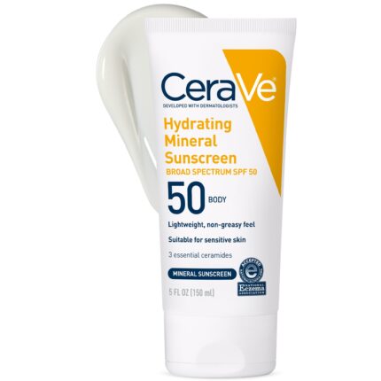 CeraVe Hydrating Mineral Sunscreen Body SPF 50 - 150ml