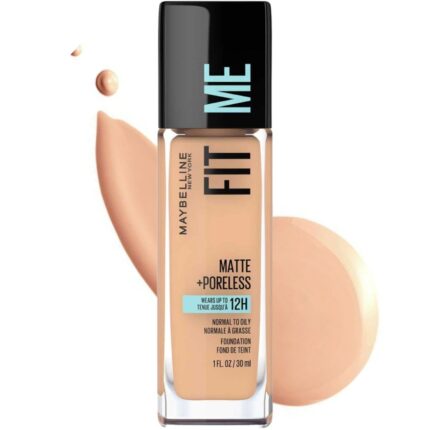 Maybelline Fit Me 130 Buff Beige Liquid Foundation | Matte + Poreless - 30ml