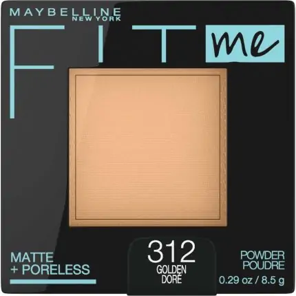 Maybelline Fit Me Powder | 312 Golden Dore Matte + Poreless - 8.5gm