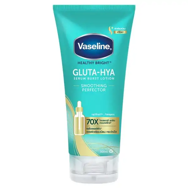 Vaseline Healthy Bright Gluta-Hya Serum Burst Lotion Smoothing Perfector - 300ml