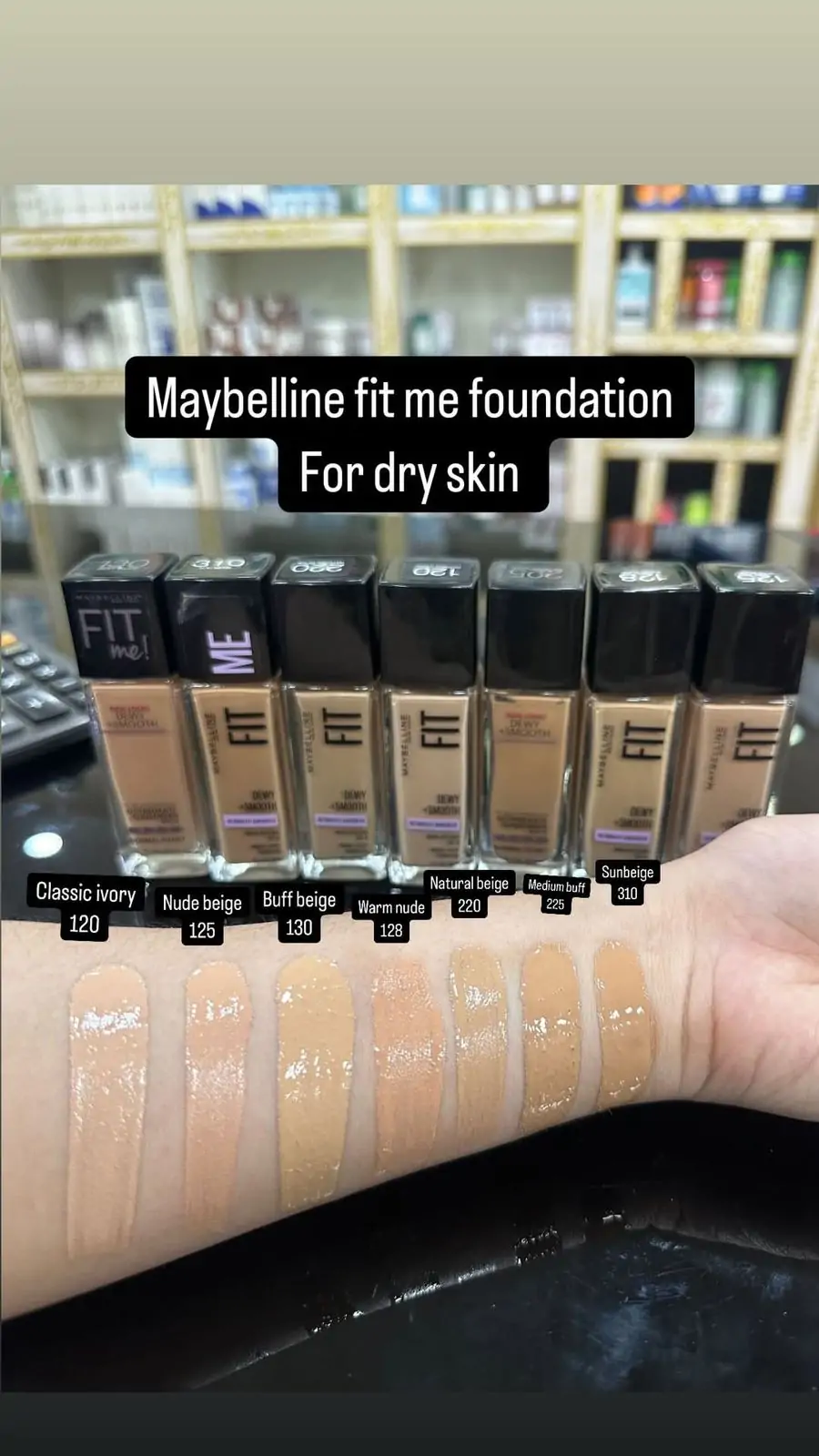Maybelline Fit Me Liquid Foundation