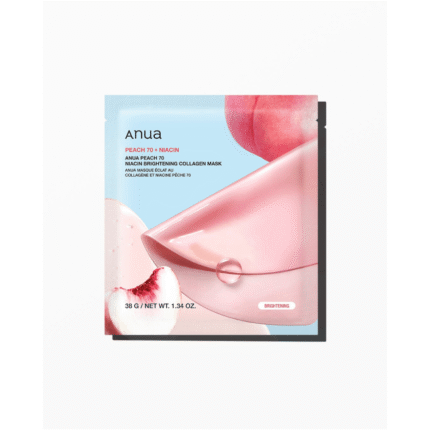 Anua Peach 70% Niacin Brightening Collagen Mask - 38gm