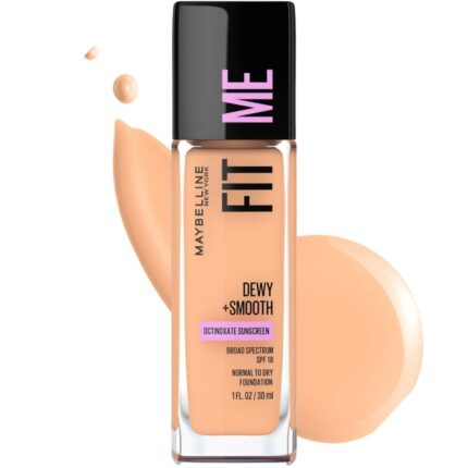 Maybelline Fit Me 130 Buff Beige Liquid Foundation | Dewy + Smooth - 30ml