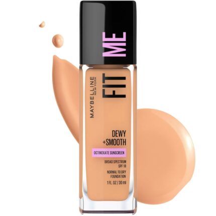 Maybelline Fit Me 310 Sun Beige Liquid Foundation | Dewy + Smooth - 30ml