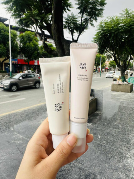Beauty of Joseon Relief Sun Rice Sunscreen 50ml & Revive Eye Serum 30ml combo