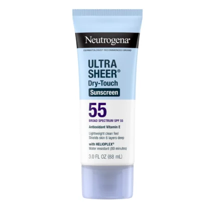 Neutrogena Ultra Sheer Dry-Touch Water Resistant with Broad Spectrum SPF 55 - 3 Fl Oz(88ML)