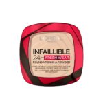 Loreal Paris Infallible 24H Fresh Wear Foundation in a Powder, 20 Ivory