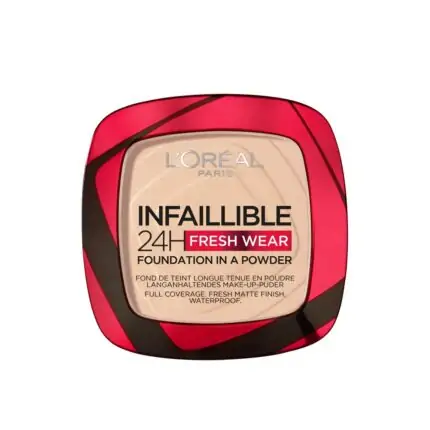 Loreal Paris Infallible 24H Fresh Wear Foundation in a Powder, 20 Ivory