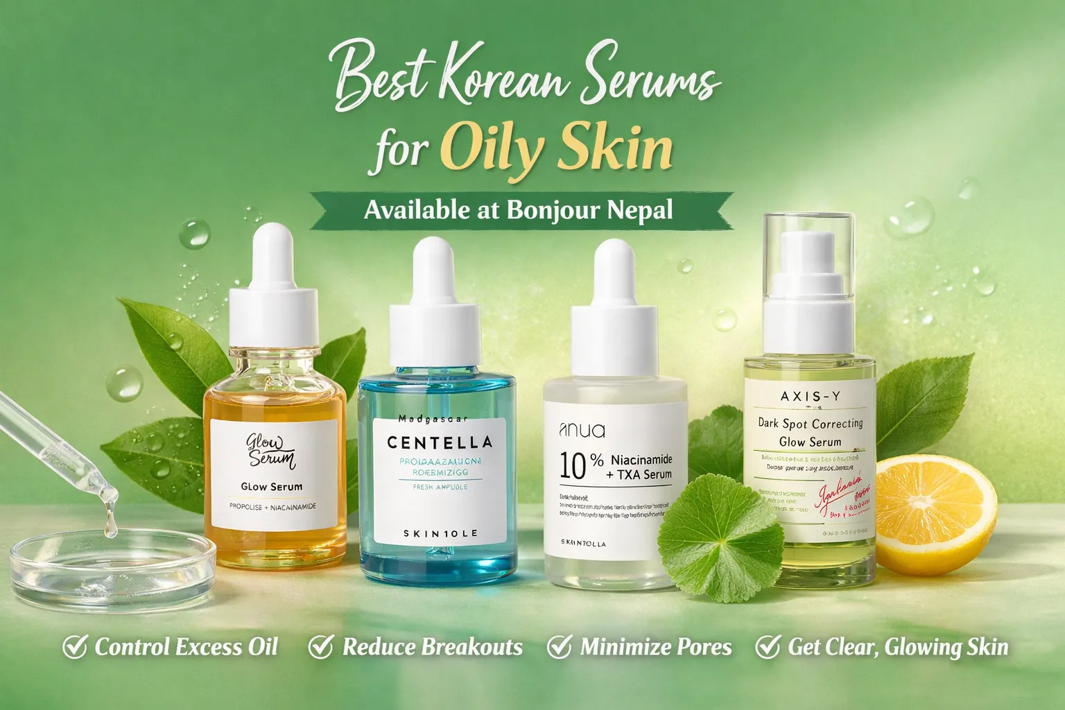 korean serum for oily skin in Nepal