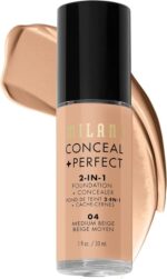 Milani Conceal + Perfect 2-In-1 Foundation + Concealer - 04 Medium Beige/ Beige Moyen 1U.S.FL.0Z./30ml