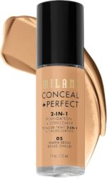 Milani Conceal + Perfect 2-In-1 Foundation + Concealer – 05 Warm Beige/ Beige Chaud 1U.S.FL.0Z./30ml