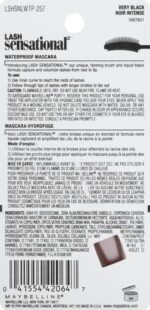 Maybelline Lash Sensational Mascara Very Black