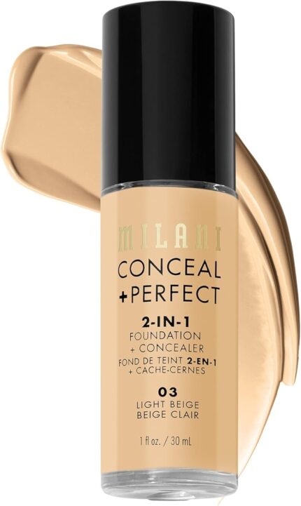 Milani Conceal Perfect 03 Light beige Foundation