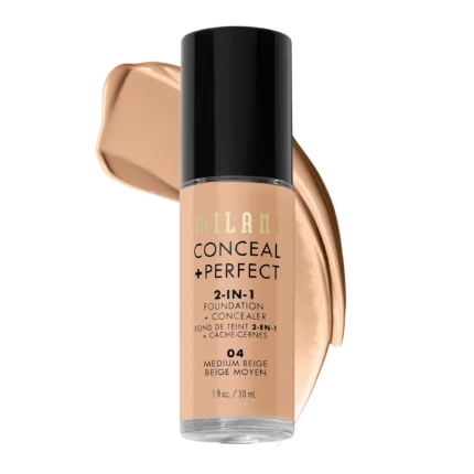 Milani Conceal Perfect 04 Medium Beige Foundation