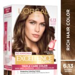 L’Oréal Paris Excellence Creme Hair Color - 6.13 Golden Brown (72ml+100g)