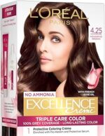 L’Oréal Paris Excellence Creme Hair Color - 4.25 Aishwarya's Brown (72ml+100g)
