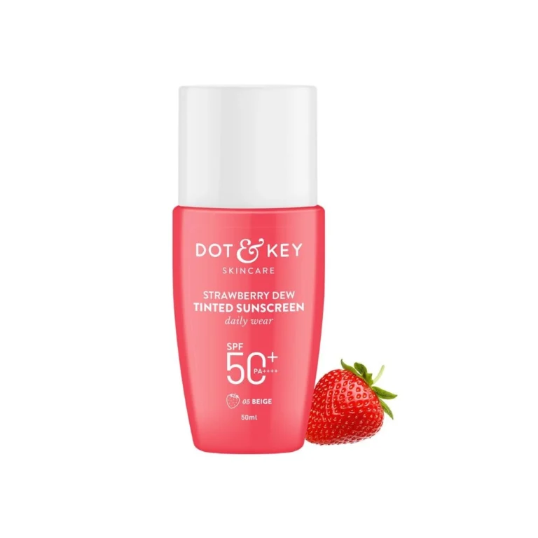 Dot & Key Strawberry Dew tinted Sunscreen SPF 50+ 00Peony (50ml)