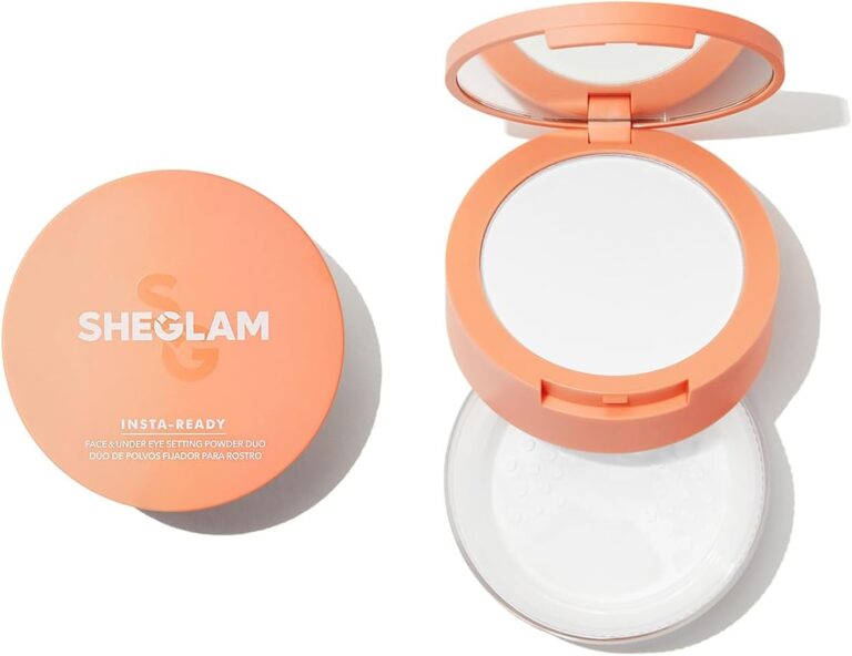 SHEGLAM Insta-Ready Face & Under Eye Setting Powder Duo Shade Translucent