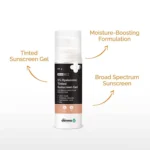 The Derma co. 1% Hyaluronic Tinted Sunscreen Gel SPF 60+