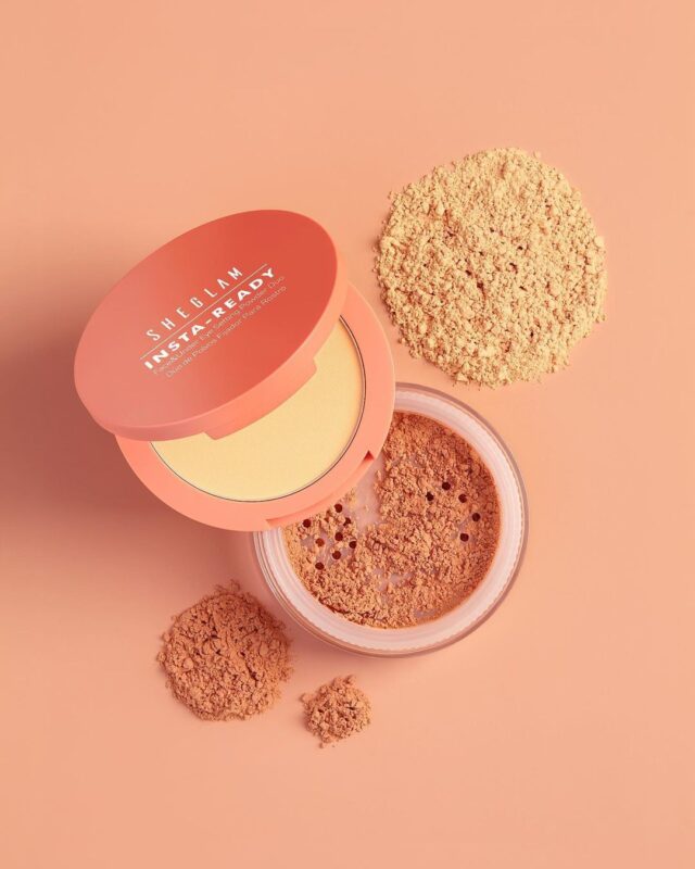 SHEGLAM Insta-Ready Face & Under Eye Setting Powder Duo Shade Smooth Sand