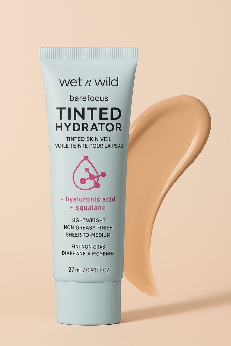Wet n Wild Bare Focus Tinted Hydrator Tinted Moisturizer, Light / Clair 27ml 114062