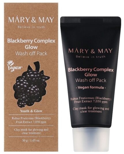 MARY & MAY Blackberry Complex Glow Wash Off Pack