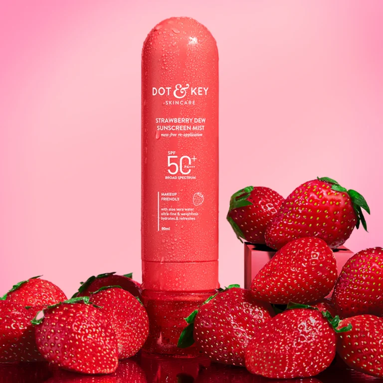 Dot & Key Strawberry Sunscreen Face Mist In-Vivo Tested SPF 50+ PA+++
