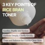 NAAP Rice Bran Brightening Calming Toner ,200ml