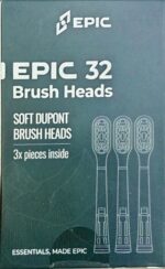 Epic 32 Sonic Electric Toothbrush Replacement Heads (3-Pack)