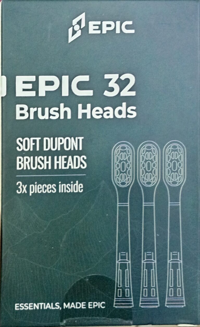 Epic 32 Sonic Electric Toothbrush Replacement Heads (3-Pack)