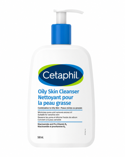 Cetaphil Oily Skin Cleanser (Nettoyant Pour La Peau Grasse) -500ml