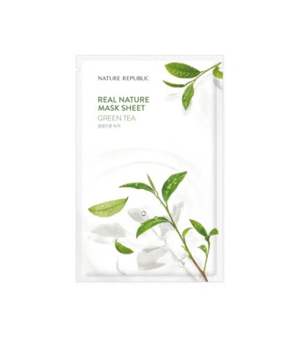 Real Nature Sheet Mask Green Tea The Vert - 23ml