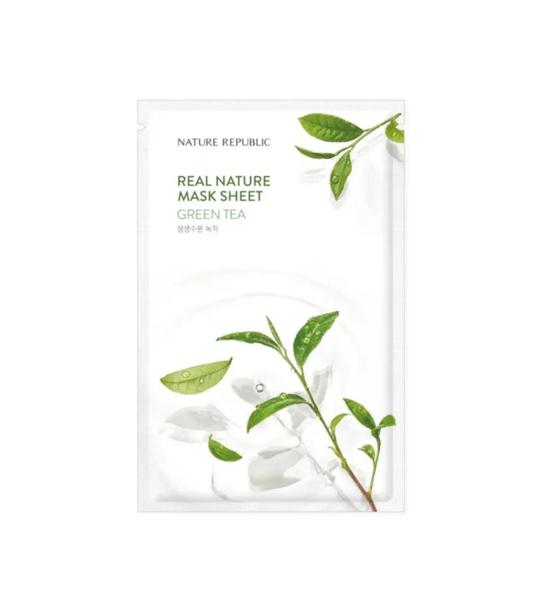 Real Nature Sheet Mask Green Tea The Vert - 23ml