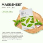 Real Nature Sheet Mask Green Tea The Vert - 23ml