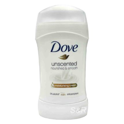 Dove Unscented Nourished & Smooth 48h Anti Perspirant Deodorant - 40g